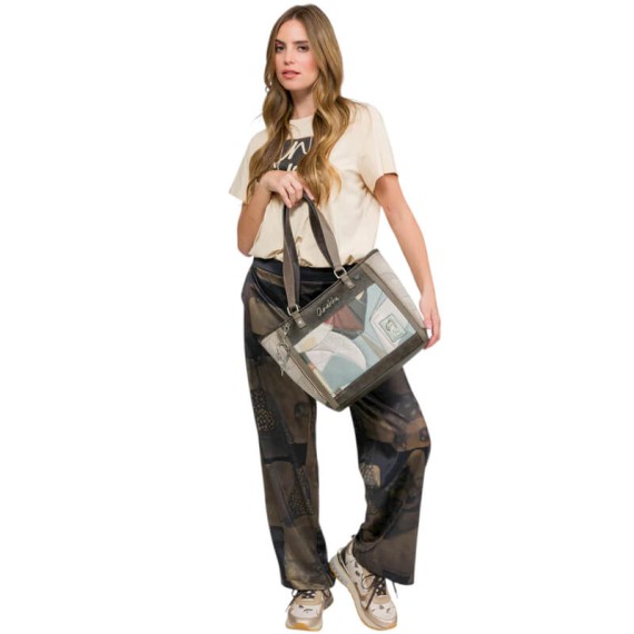 ANEKKE Mala de Ombro Grande Auralis Taupe | Ref. 280.42812-047