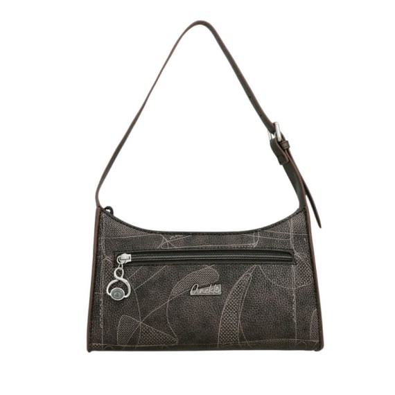 ANEKKE Mala de Ombro Pequena Auralis Castanha | Ref. 280.42812-394