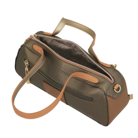 ANEKKE Mala de Ombro Retangular c/ Tiracolo Gaia Camel