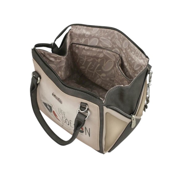 ANEKKE Mala de Senhora Duas Pegas Auralis Taupe | Ref. 280.42811-116