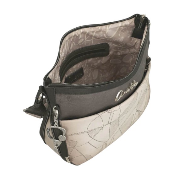 ANEKKE Mala de Tiracolo Grande Auralis Bege | Ref. 280.42813-138