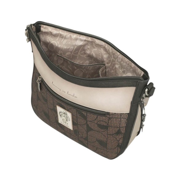 ANEKKE Mala de Tiracolo Grande Auralis Bege | Ref. 280.42813-138