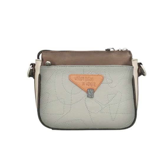 ANEKKE Mala de Tiracolo Pequena Sophia Bege | Ref. 280.42803-062