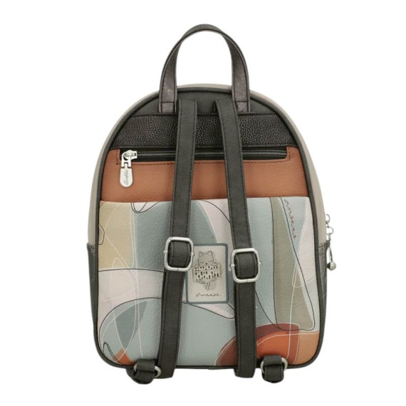 ANEKKE Mochila com Bolso Frontal Sophia Taupe | Ref. 280.42805-197