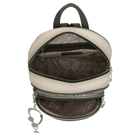 ANEKKE Mochila com Bolso Frontal Sophia Taupe | Ref. 280.42805-197