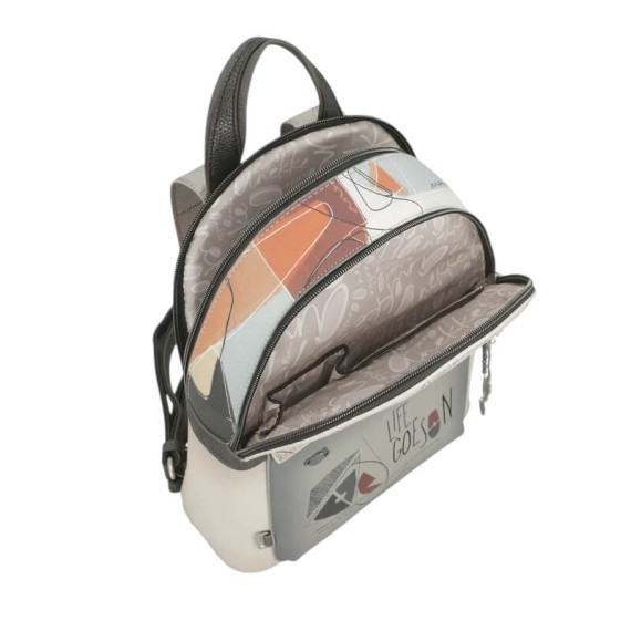 ANEKKE Mochila de Passeio 2C Auralis Bege/Preto | Ref. 280.42815-246