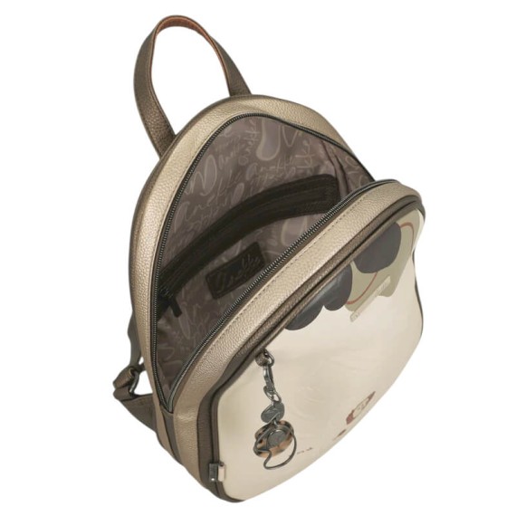 ANEKKE Mochila de Passeio Casual Gaia Bege | Ref. 280.42875-252