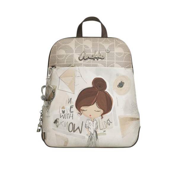 ANEKKE Mochila de Passeio Sophia Bege | Ref. 280.42805-055