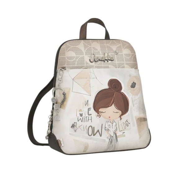 ANEKKE Mochila de Passeio Sophia Bege | Ref. 280.42805-055