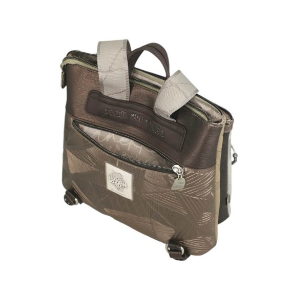ANEKKE Mochila de Senhora Quadrada Sophia Taupe | Ref. 280.42805-233