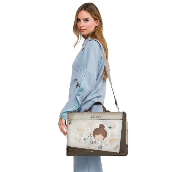 ANEKKE Pasta de Documentos Sophia Bege | Ref. 280.42806-116