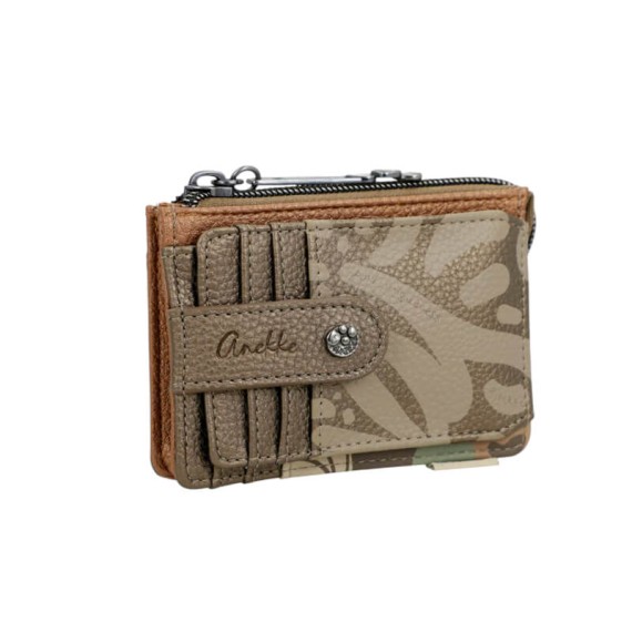 ANEKKE Porta-Cartões Gaia Castanho Metálico | Ref. 280.42879-029