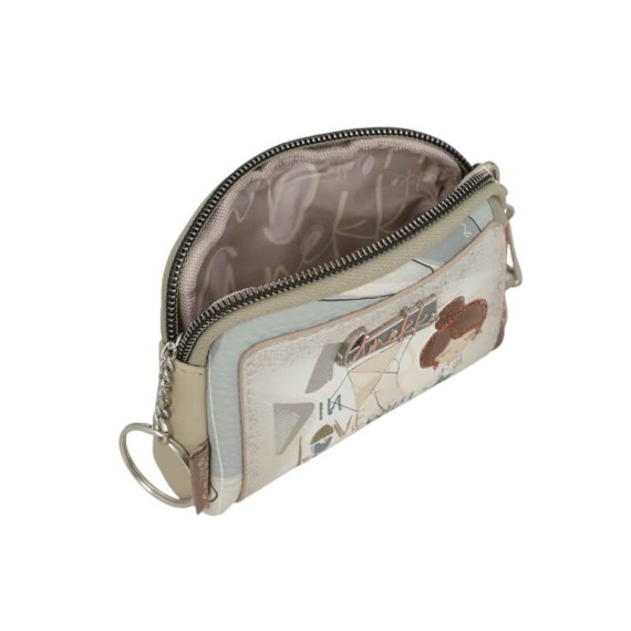 ANEKKE Porta-Moedas Pequeno Sophia 42809-018 Bege | Ref. 280.42809-018