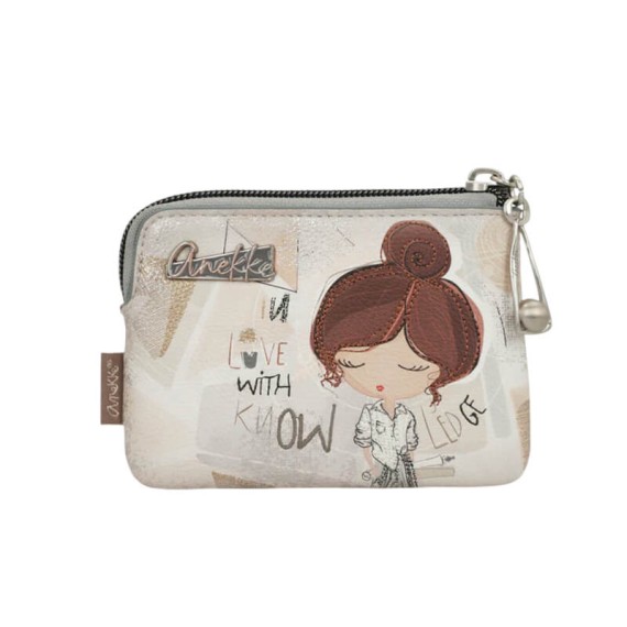 ANEKKE Porta-Moedas Pequeno Sophia 42809-019 Bege | Ref. 280.42809-019