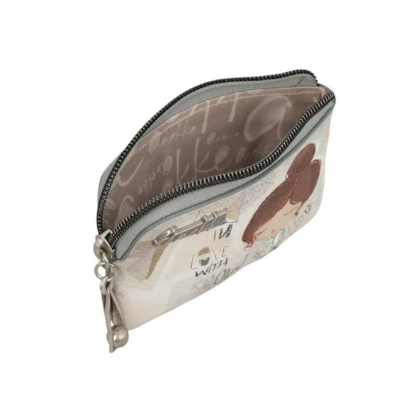 ANEKKE Porta-Moedas Pequeno Sophia 42809-019 Bege | Ref. 280.42809-019