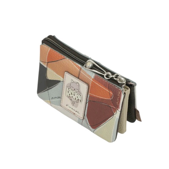 ANEKKE Porta-Moedas Triplo Sophia Bege | Ref. 280.42809-015