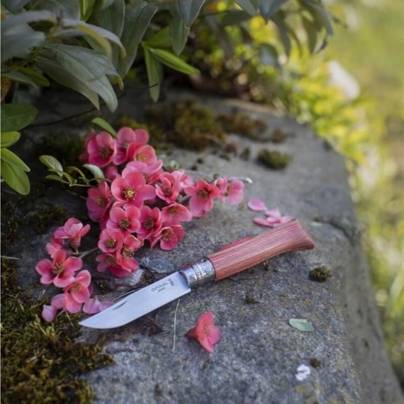 Canivete OPINEL Lamineted N.º 08 Birch Red | Ref. 314.OP002390