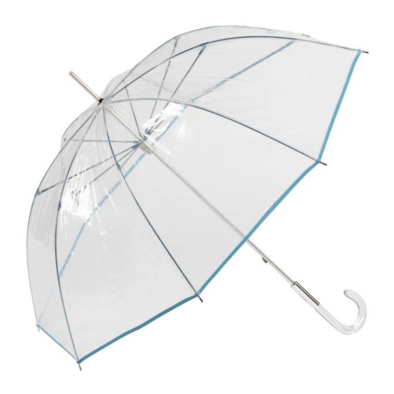 Guarda-Chuva Sra. Comprido Man. 62/8 EZPELETA Transparente Azul | Ref. 104.10764A