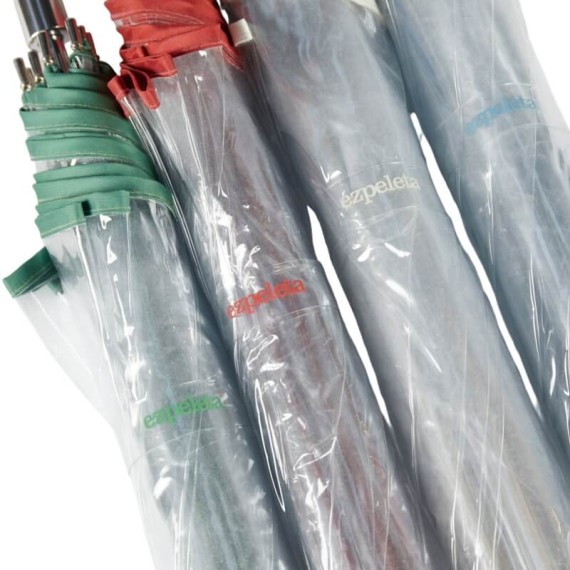 Guarda-Chuva Sra. Comprido Man. 62/8 EZPELETA Transparente Verde | Ref. 104.10764VE