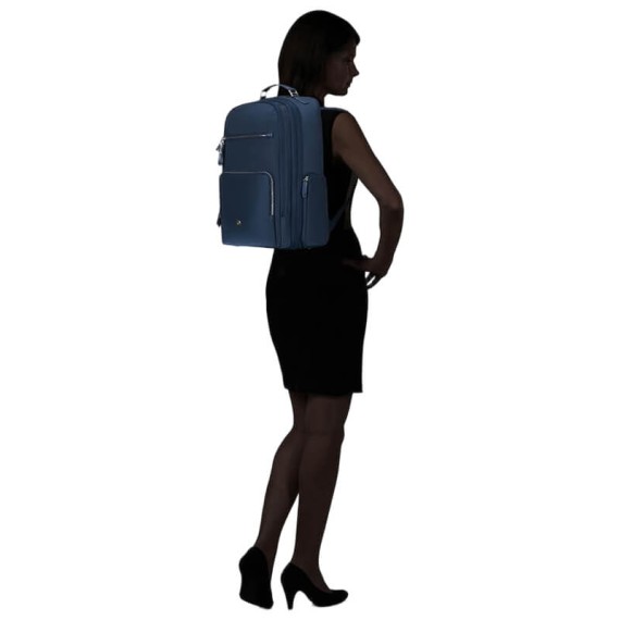 SAMSONITE Mochila Viagem M Easyjet 15.6" Karissa Evo Azul Noite | Ref. 92.155840-2165