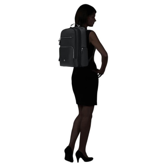 SAMSONITE Mochila Viagem M Easyjet 15.6" Karissa Evo Preta | Ref. 92.155840-1041