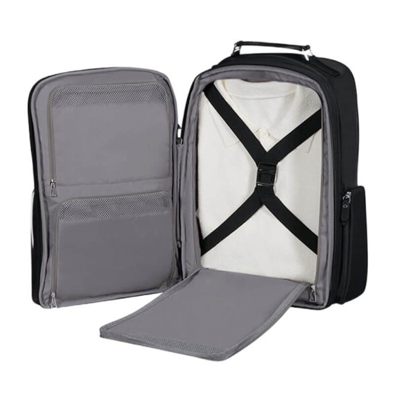 SAMSONITE Mochila Viagem M Easyjet 15.6" Karissa Evo Preta | Ref. 92.155840-1041