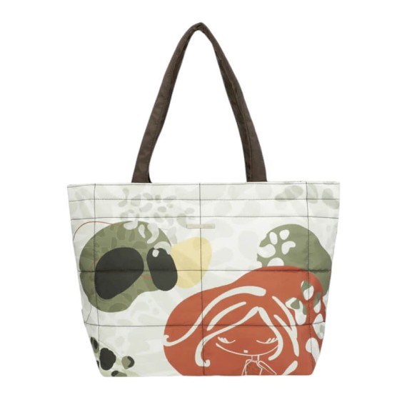 ANEKKE Bolsa de Viagem Gaia Bege/Castanho | Ref. 280.42588-023