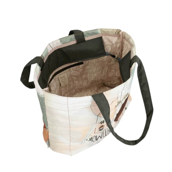 ANEKKE Bolsa de Viagem Sophia Bege/Cinza | Ref. 280.42588-022