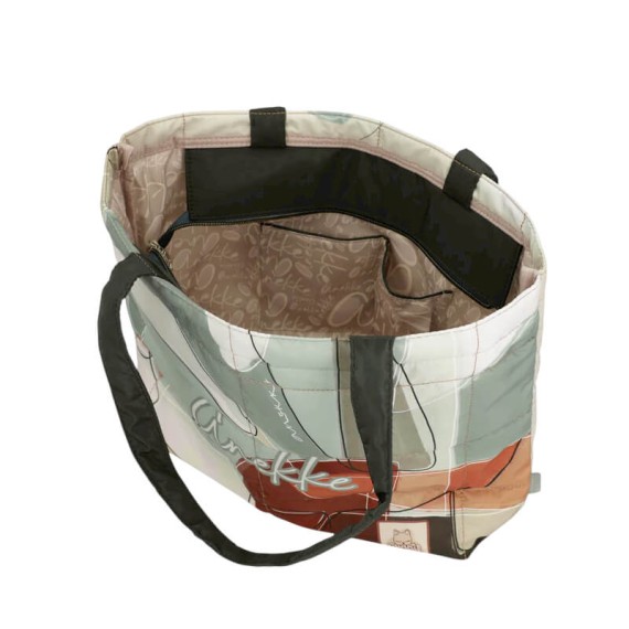 ANEKKE Bolsa de Viagem Sophia Bege/Cinza | Ref. 280.42588-022