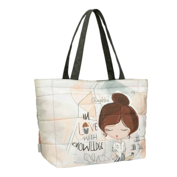 ANEKKE Bolsa de Viagem Sophia Bege/Cinza | Ref. 280.42588-022