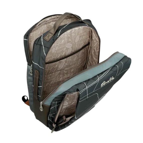 ANEKKE Mochila de Viagem Grande Easyjet Sophia Cinza | Ref. 280.42585-002