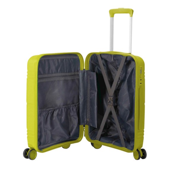 BENZI Mala de Cabine / Trolley 55cm 4R BZ5749 Verde | Ref. 288.BZ5749VA