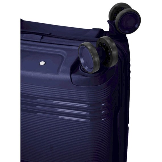 BENZI Mala de Viagem / Trolley Grande 77cm 4R BZ5749 Azul Escuro | Ref. 288.BZ5749AEC