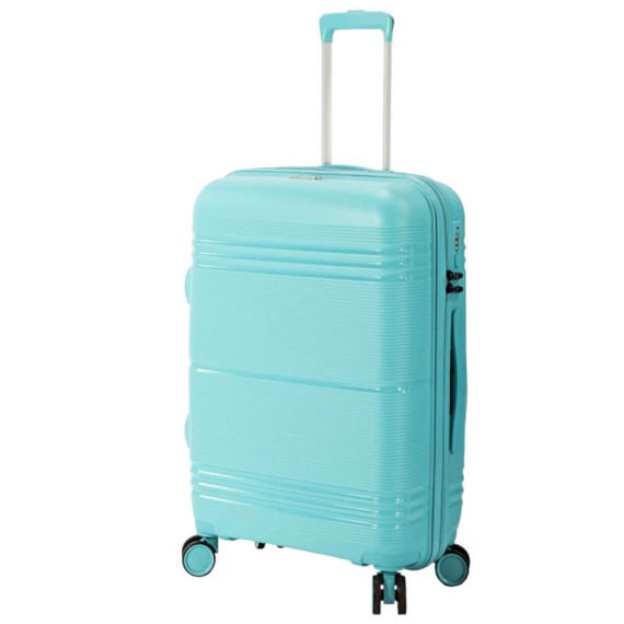BENZI Mala de Viagem / Trolley Grande 77cm 4R BZ5749 Turquesa | Ref. 288.BZ5749ATC