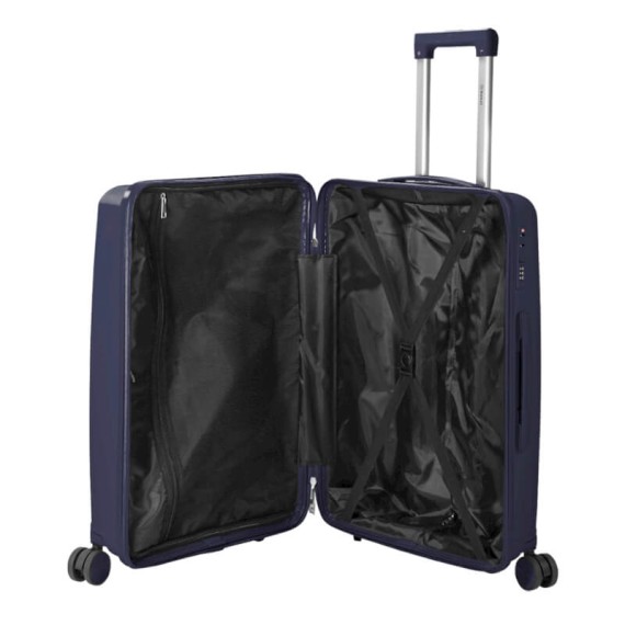 BENZI Mala de Viagem / Trolley Grande 77cm 4R BZ5819 Azul | Ref. 288.BZ5819AC