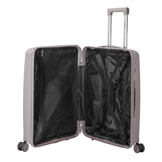 BENZI Mala de Viagem / Trolley Grande 77cm 4R BZ5819 Cinza | Ref. 288.BZ5819CC