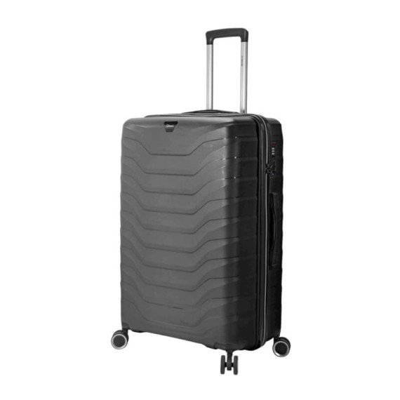 BENZI Mala de Viagem / Trolley Médio 66cm 4R Exp BZ5810 Preto | Ref. 288.BZ5810PB