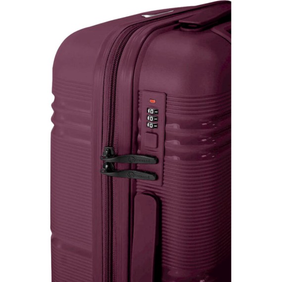 BENZI Mala de Viagem / Trolley Médio 67cm 4R BZ5749 Bordô | Ref. 288.BZ5749BOB