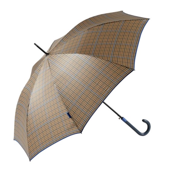 Guarda-Chuva Sra. Comprido Aut. 63/8 EZPELETA Xadrez Azul | Ref. 104.10720AZ