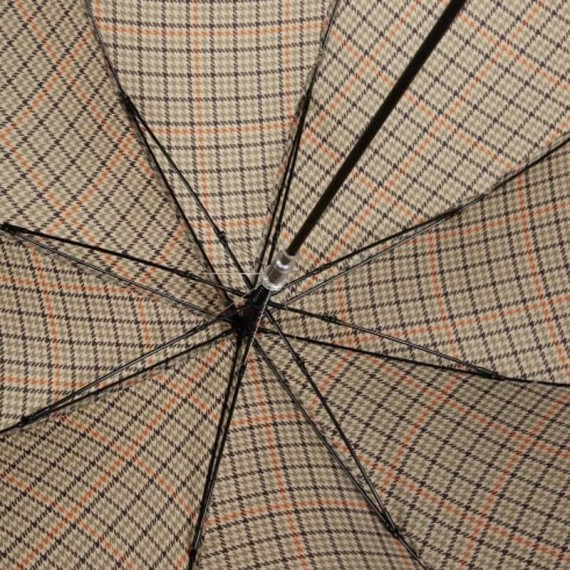 Guarda-Chuva Sra. Comprido Aut. 63/8 EZPELETA Xadrez Verde | Ref. 104.10720V