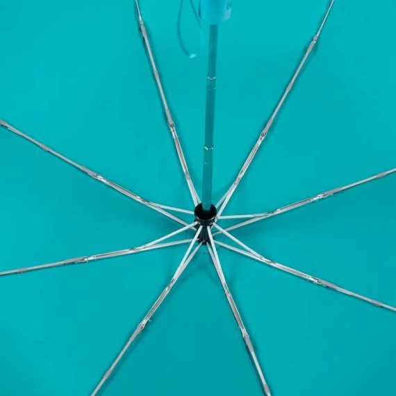 Guarda-Chuva Sra. Encolher A/F 54/8 EZPELETA Turquesa/Preto | Ref. 104.10007TP