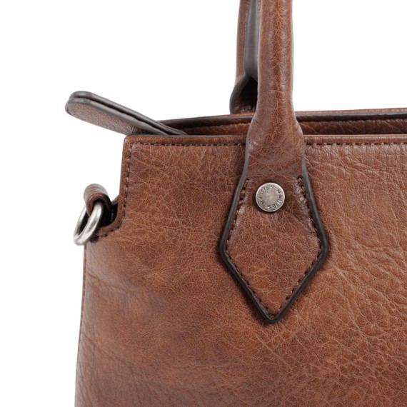 Mala de Mão c/ Tiracolo MATTIES Classic Castanha | Ref. 132.2018980