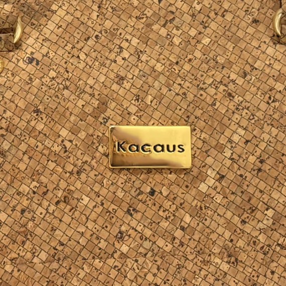 Mala de Senhora c/ Alças Curtas em Cortiça KACAUS Natural | Ref. 135.824