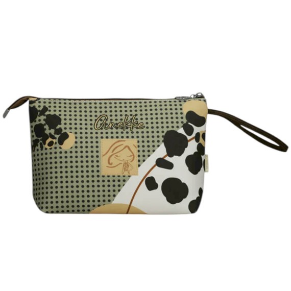 ANEKKE Bolsa / Necessaire Grande Gaia Bege / Verde | Ref. 280.42484-312