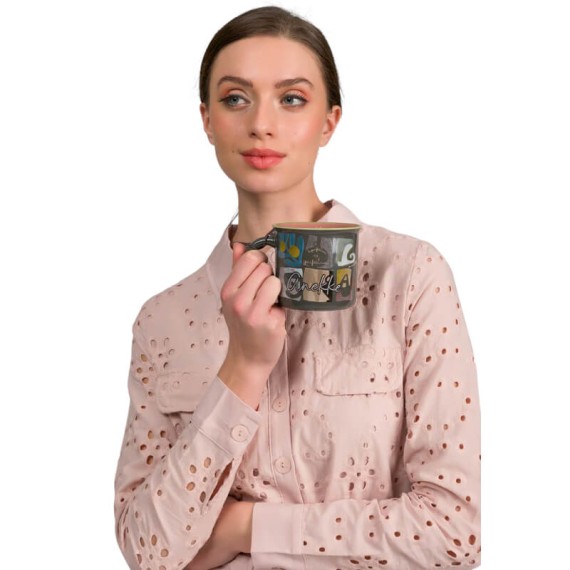 ANEKKE Caneca Porcelana Amphora 42475-102 Castanha | Ref. 280.42475-102