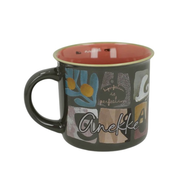 ANEKKE Caneca Porcelana Amphora 42475-102 Castanha | Ref. 280.42475-102