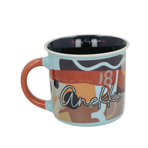ANEKKE Caneca Porcelana Eikon 42475-105 Azul | Ref. 280.42475-105