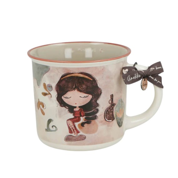 ANEKKE Caneca Porcelana Muse 42475-101 Bege | Ref. 280.42475-101