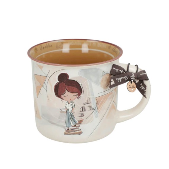 ANEKKE Caneca Porcelana Sophia 42485-103 Bege | Ref. 280.42485-103