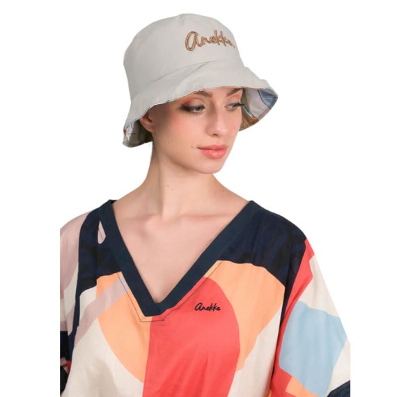 ANEKKE Chapéu de Pescador Reversível Eikon Cinza / Azul | Ref. 280.42481-112